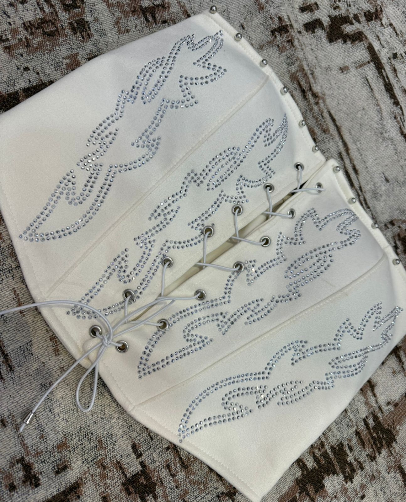 CORSET WESTERN COM STRASS