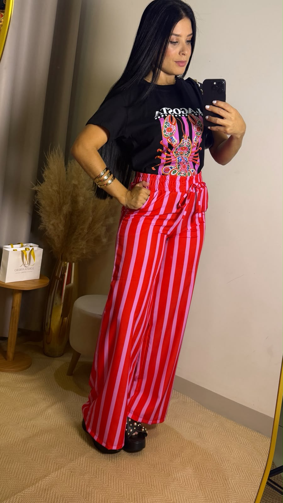 CALÇA LISTRAS NINA