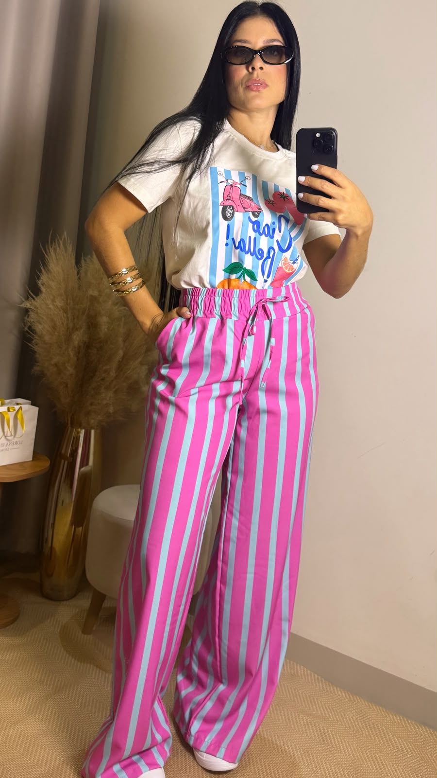 CALÇA LISTRAS NINA
