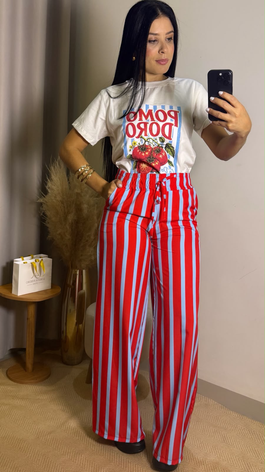 CALÇA LISTRAS NINA