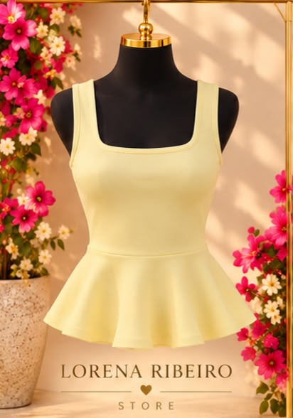 BLUSAS PEPLUM CATARINA